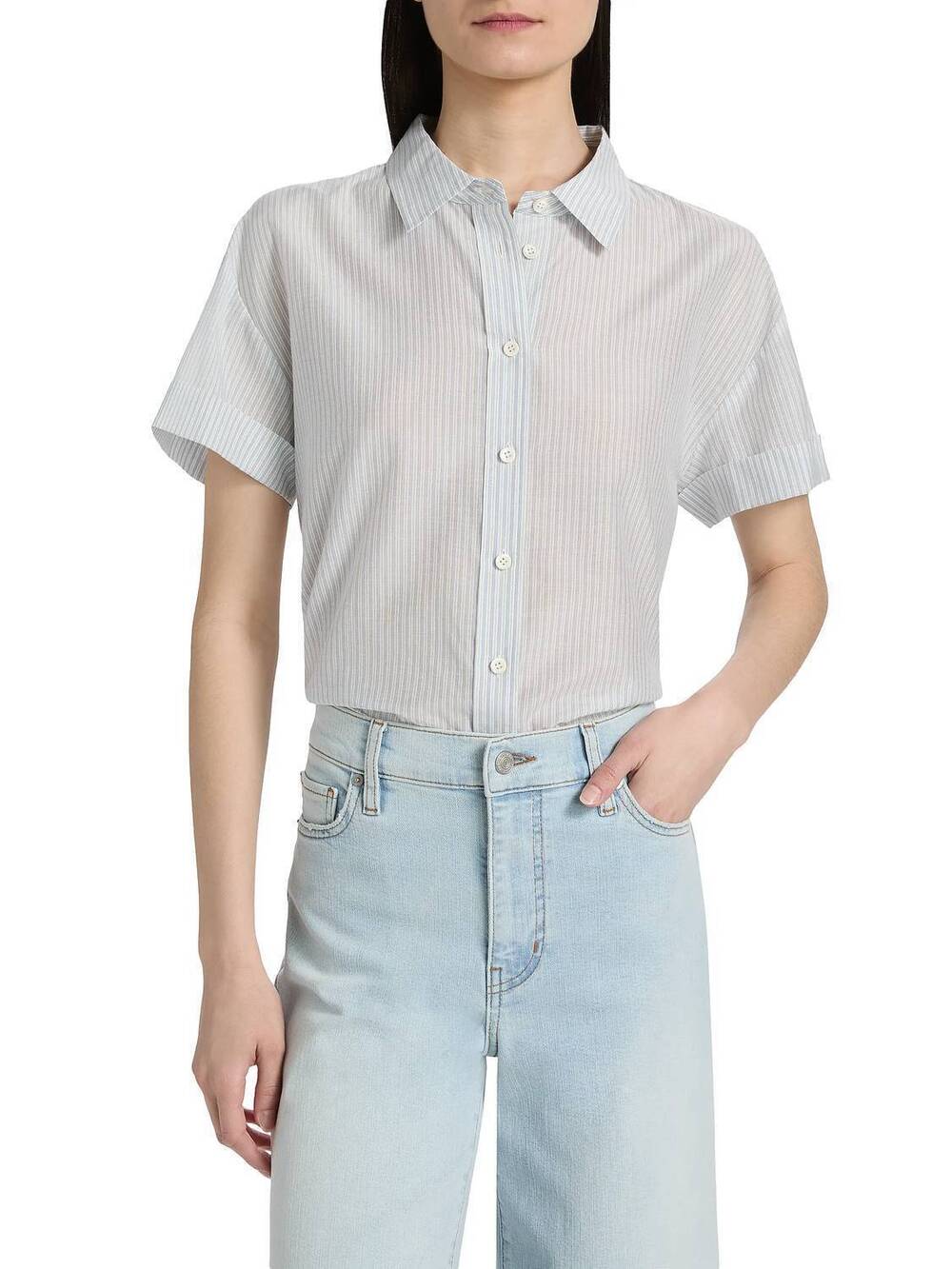 NEW FRAME boardwalk shirt in ocean